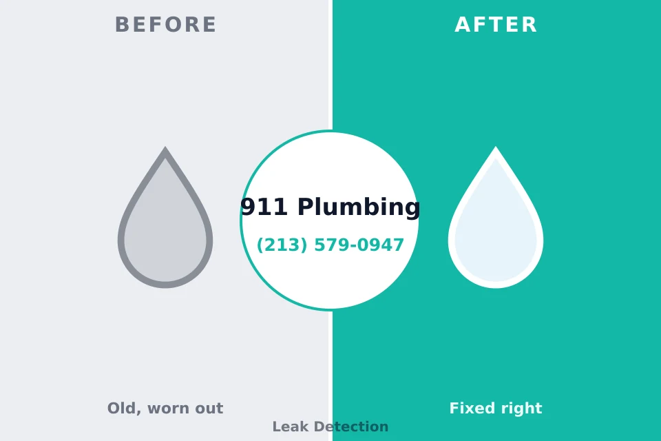 Before and after: plumbing repair Stevensville, MD